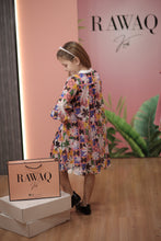 Load image into Gallery viewer, Collar Detail Patterned Dress