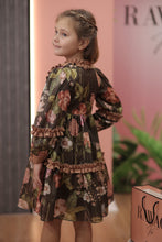Load image into Gallery viewer, Ruffled and Patterned Dress