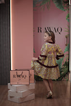 Load image into Gallery viewer, Ruffled and Patterned Dress
