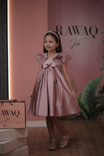 Load image into Gallery viewer, Shiny and Ribbon Detailed Dress