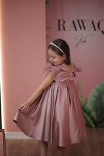 Load image into Gallery viewer, Shiny and Ribbon Detailed Dress