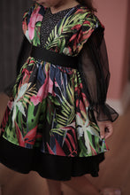 Load image into Gallery viewer, Satin Shiny Patterned Dress