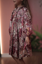Load image into Gallery viewer, Ruffled and Patterned Dress