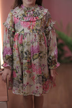 Load image into Gallery viewer, Patterned Dress with Ruffle Details