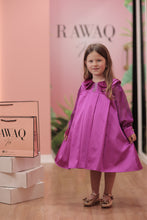 Load image into Gallery viewer, Pleated Satin Dress