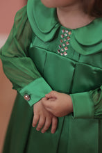Load image into Gallery viewer, Pleated Satin Dress