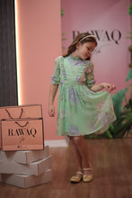 Load image into Gallery viewer, Pleated with Lace Dress