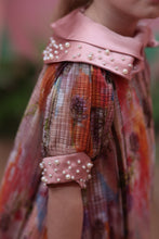 Load image into Gallery viewer, Pleated Pearl Detailed Dress

