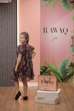 Load image into Gallery viewer, Floral Dress with Crystal Neckline
