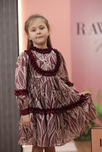 Load image into Gallery viewer, Ruffled and Patterned Dress
