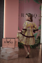 Load image into Gallery viewer, Ruffled and Patterned Dress
