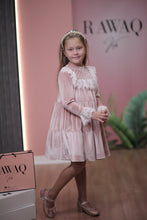 Load image into Gallery viewer, Lace Detailed Velvet Dress
