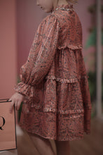 Load image into Gallery viewer, Patterned Ruffled Dress
