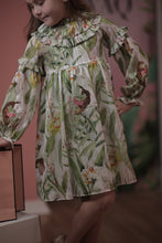 Load image into Gallery viewer, Patterned Dress with Ruffle Details
