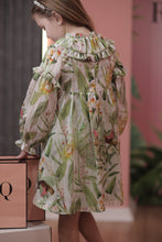 Load image into Gallery viewer, Patterned Dress with Ruffle Details
