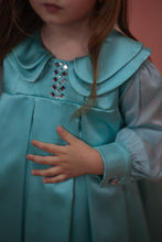 Load image into Gallery viewer, Pleated Satin Dress

