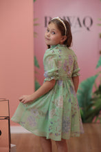 Load image into Gallery viewer, Pleated with Lace Dress
