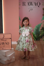 Load image into Gallery viewer, Ribbon Detailed Patterned Dress
